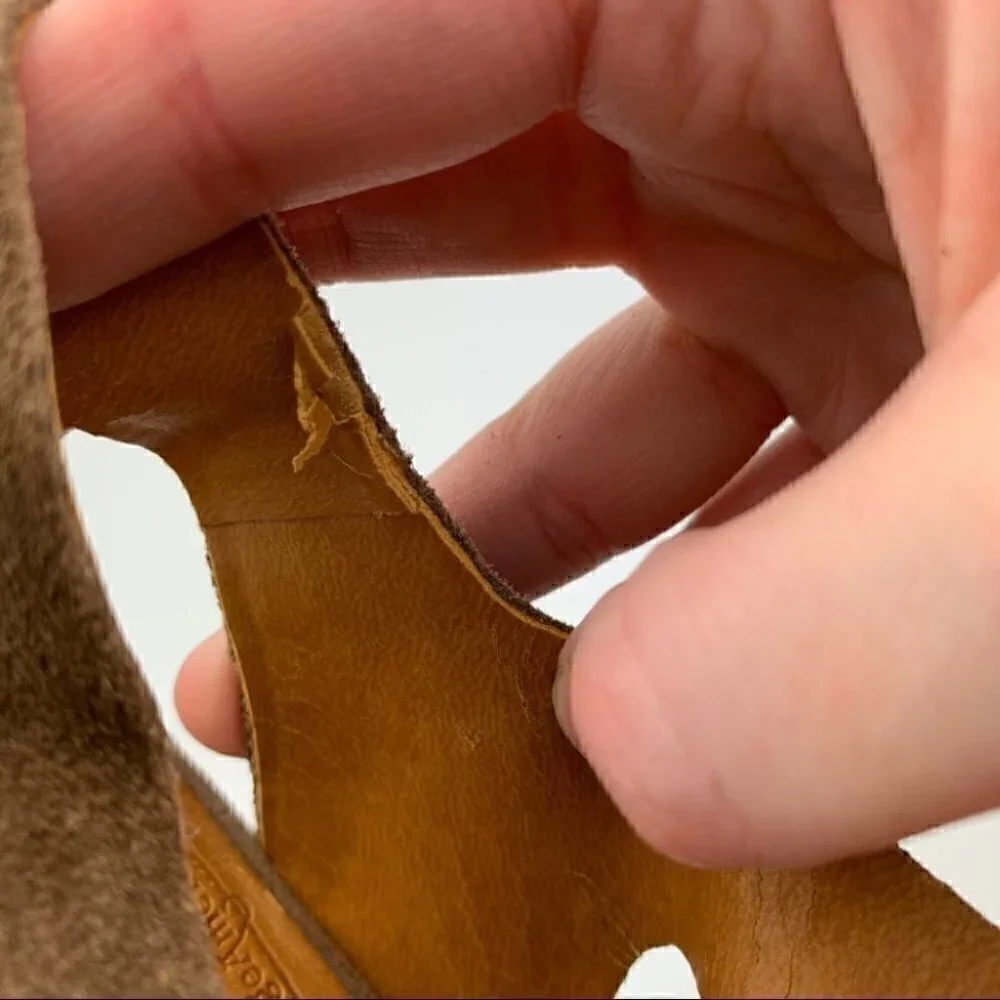 Nine West heels nwjolyn size 7.5 suede wedges
